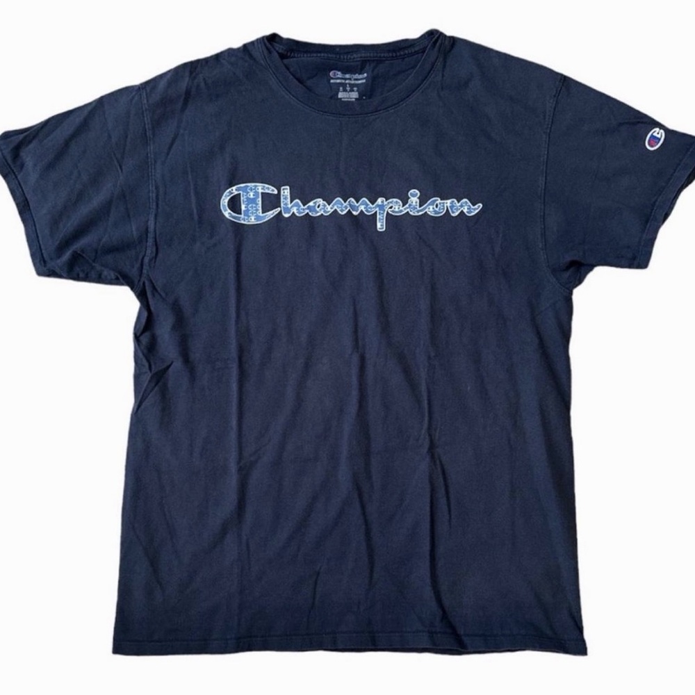 Champion Dark Blue Short Sleeve Tee